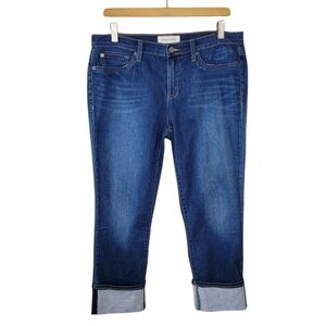 Henry & Belle Cuffed Cropped Jeans in Drake Wash Size 32 Stretchy